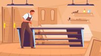 menuisier qui travaille le bois